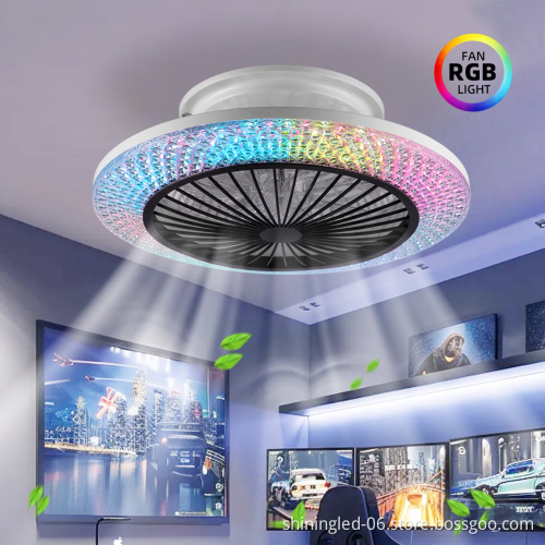 SLYNN DC Smart RGB Ceiling Light with Fan for Bedroom